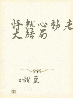 怦然心动老板娘大结局