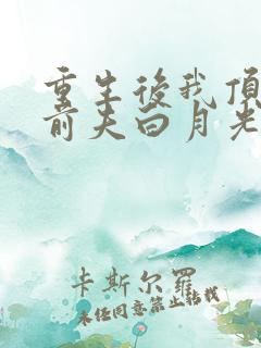 重生后我顶替了前夫白月光最新更新