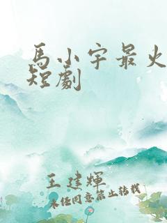 马小宇最火十部短剧