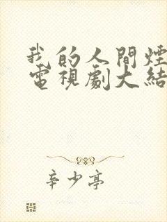 我的人间烟火 电视剧大结局