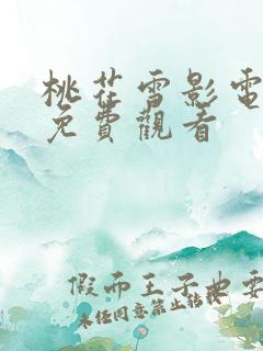 桃花雪影电视剧免费观看