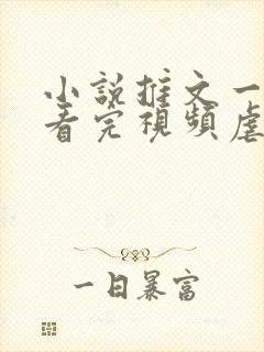 小说推文一口气看完视频虐文