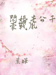 闪婚老公千亿富豪战胤