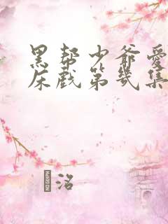 黑帮少爷爱上我床戏第几集