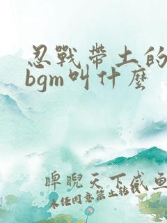 忍战带土的专属bgm叫什么