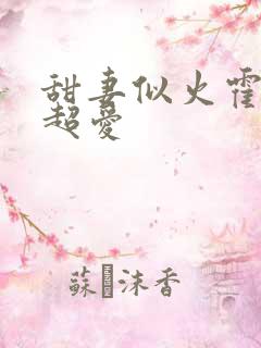 甜妻似火霍爷他超爱