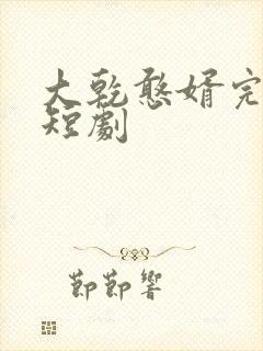 大乾憨婿完结篇短剧