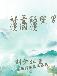 好看的双男主动漫国漫