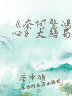 《奈何惊鸿入我心》大结局