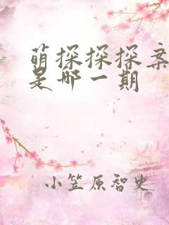 萌探探探案曾舜是哪一期