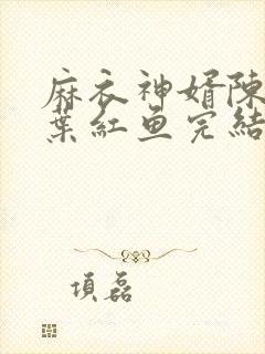 麻衣神婿陈黄皮叶红鱼完结版