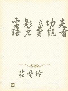 电影《功夫》国语免费观看