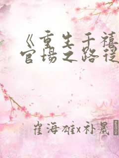 《重生千禧年:官场之路从片警开始》