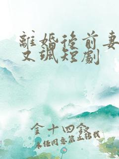 离婚后前妻她美又飒短剧