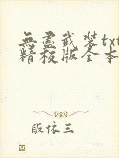 无尽武装txt精校版全本