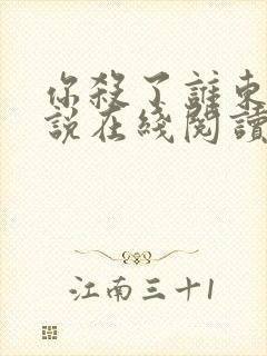 你杀了谁东野小说在线阅读