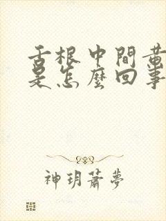 舌根中间黄腻苔是怎么回事