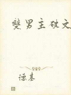 双男主破文推荐