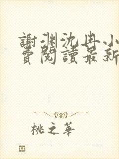 谢渊沈冉小说免费阅读最新章节更新时间