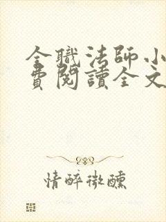 全职法师小说免费阅读全文在线