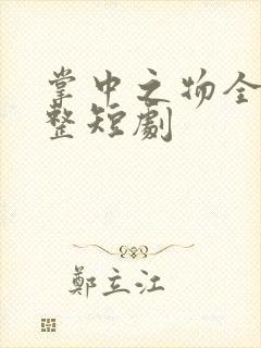 掌中之物全集完整短剧