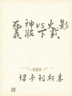 死神vs火影奥义版下载