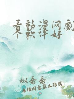 看动漫网剧用哪个软件好