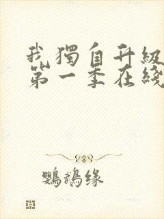 我独自升级动漫第一季在线观看