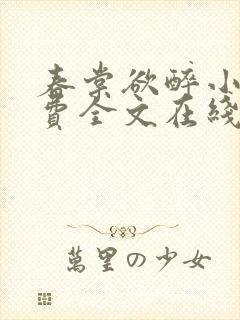 春棠欲醉小说免费全文在线阅读