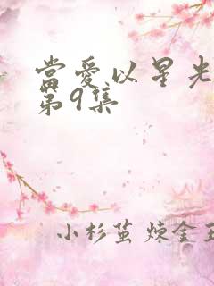 当爱以星光为牢第9集