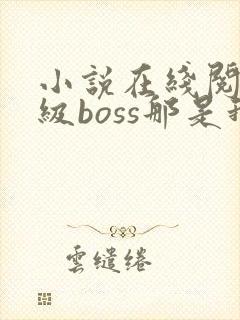 小说在线阅读神级boss那是我的召唤物