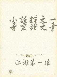 小说推文一口气看完甜文青梅竹马