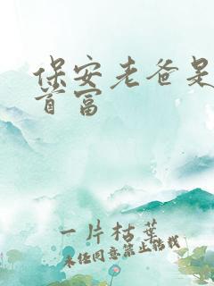 保安老爸是世界首富