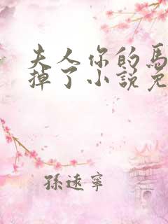 夫人你的马甲又掉了小说免费