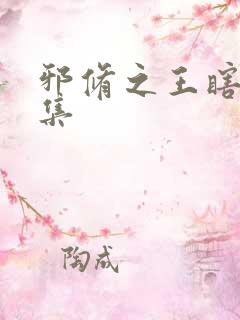 邪修之王瞎子全集