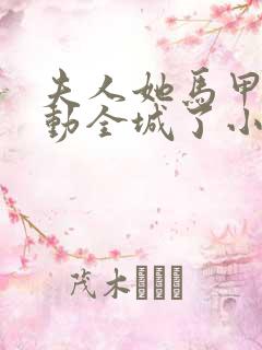 夫人她马甲又轰动全城了小说未删版txt