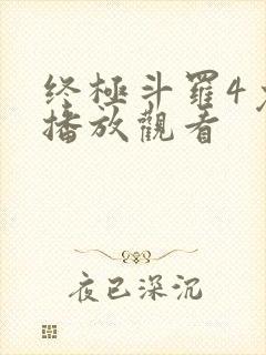 终极斗罗4免费播放观看