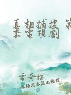 真相捕捉 第一季电视剧