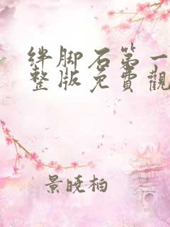 绊脚石第一季完整版免费观看