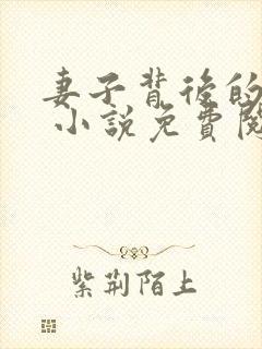 妻子背后的秘密 小说免费阅读