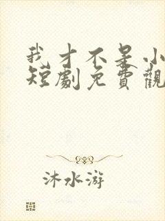 我才不是小可怜短剧免费观看