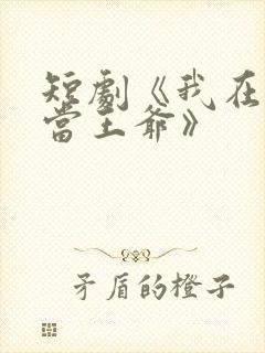 短剧《我在古代当王爷》