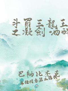 斗罗三龙王传说之凝剑 酒醉而言