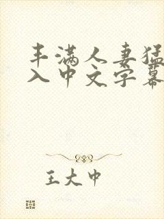 丰满人妻猛烈进入中文字幕的