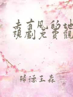 去有风的地方电视剧免费观看影视