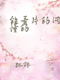 能看片的网站你懂的