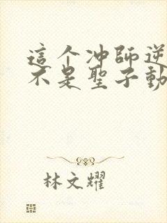 这个冲师逆徒才不是圣子动态漫免费观看