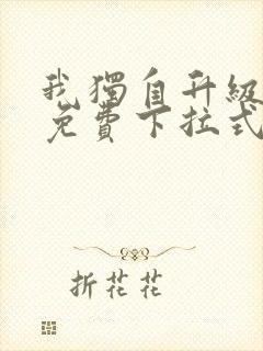 我独自升级漫画免费下拉式全集