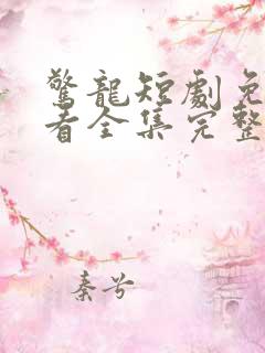 惊龙短剧免费观看全集完整版