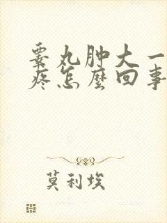 睾丸肿大一碰就疼怎么回事